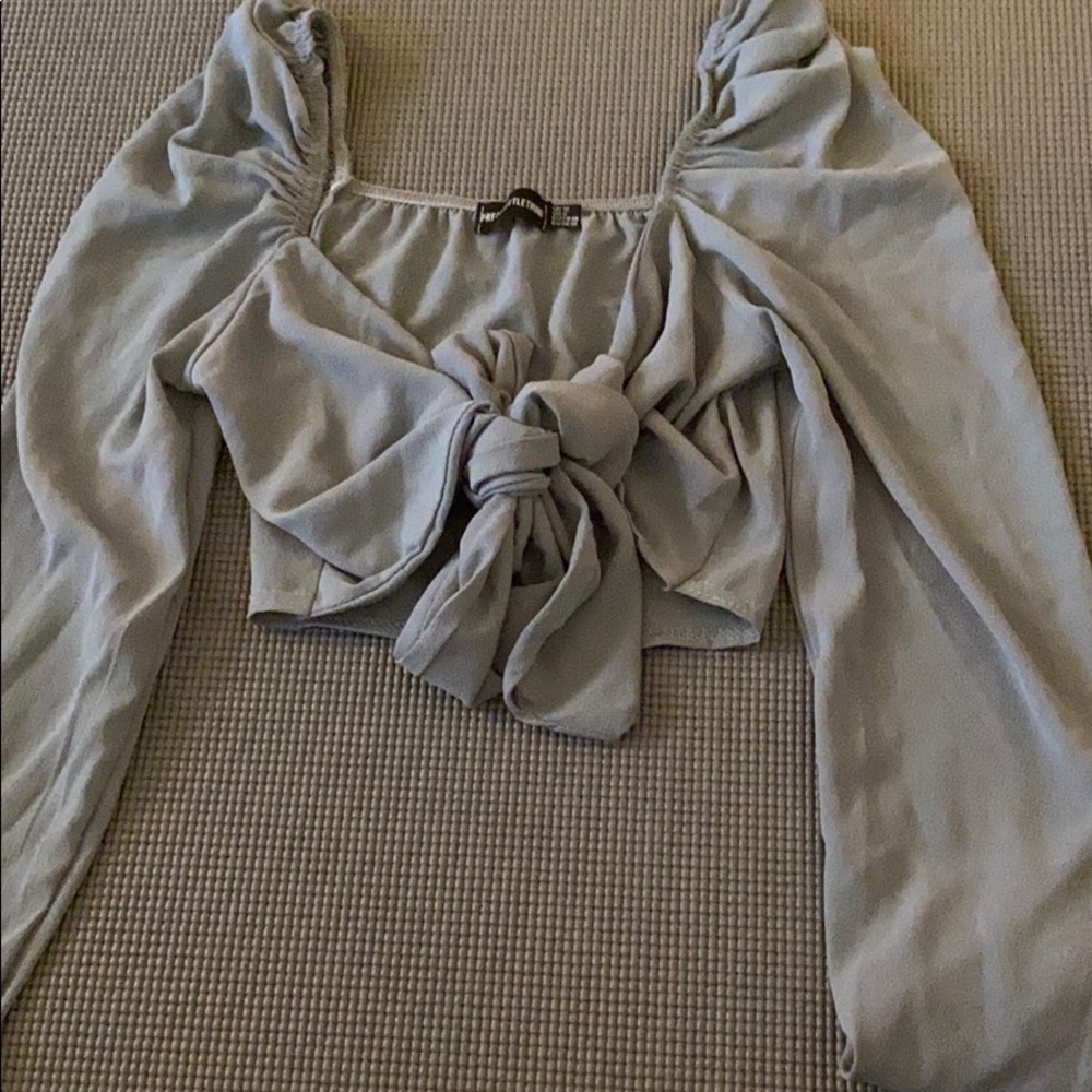 Tie Front Crop Top